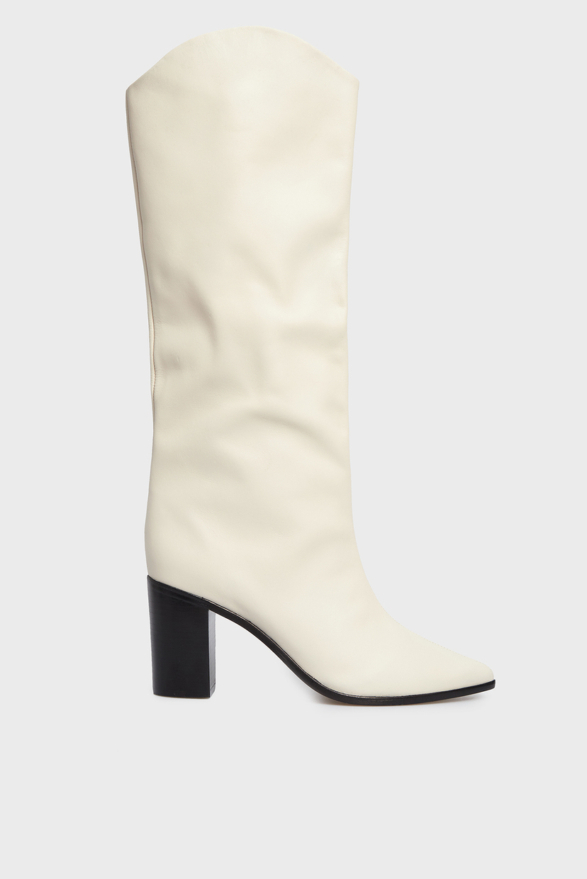 

Женские белые кожаные сапоги Schutz 36 S2013200680027U