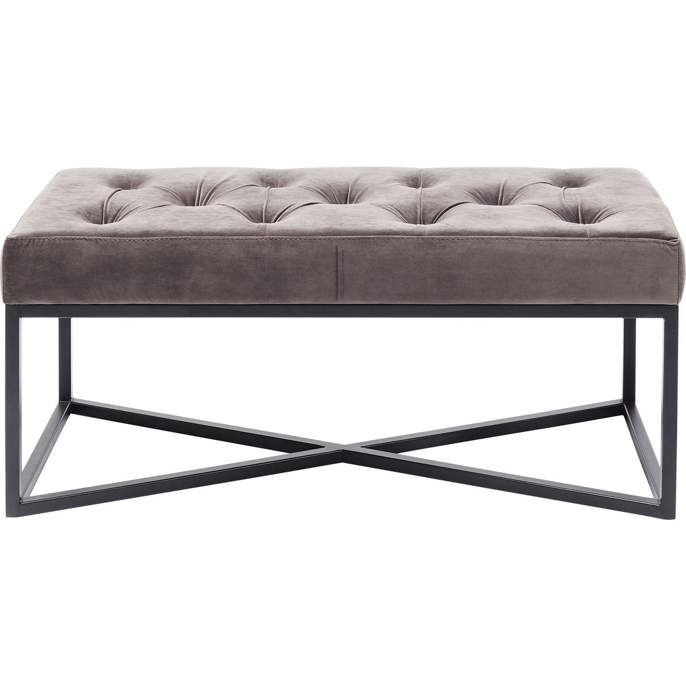 

Скамья KARE DESIGN Crossover Grey Black 90x40cm