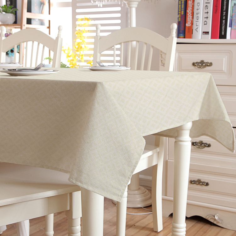 

Скатерть с акриловым покрытием 8504 Time Textile 140x220 см Молочный