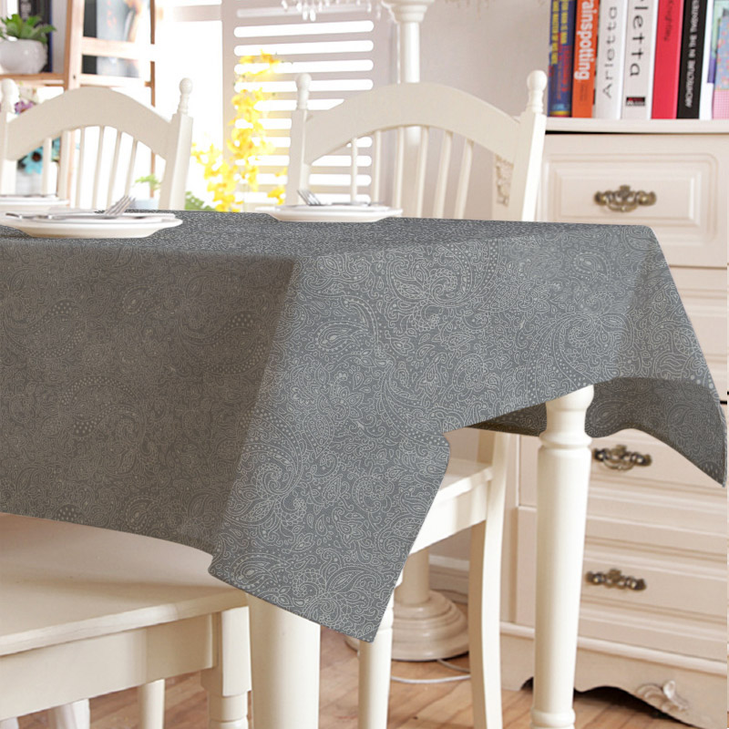 

Скатерть с акриловым покрытием 8769 Time Textile 140x220 см Серый