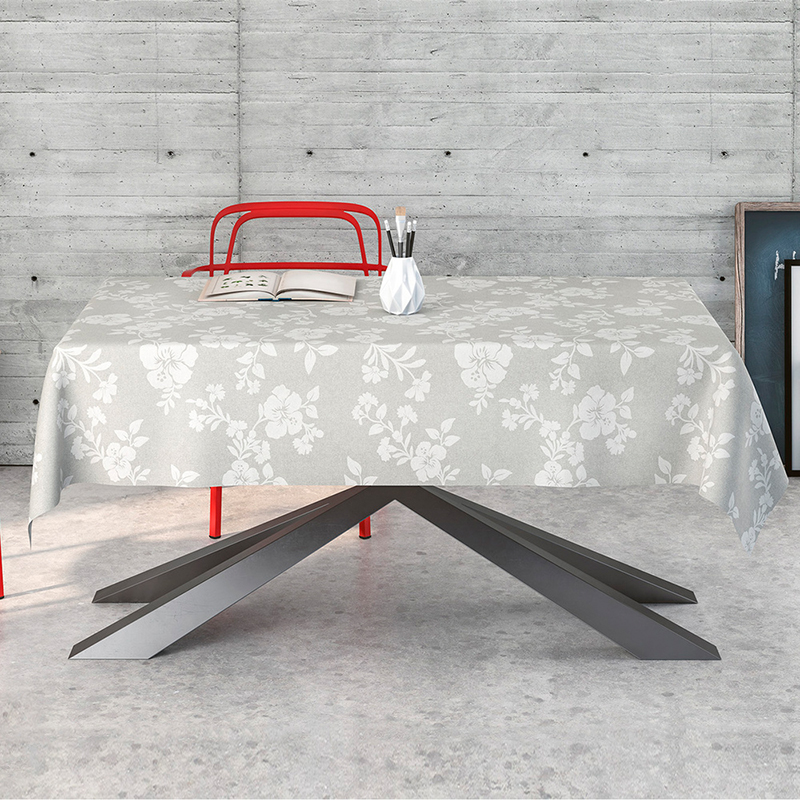 

Скатерть с акриловой пропиткой 8514 Time Textile 140x220 см Серый
