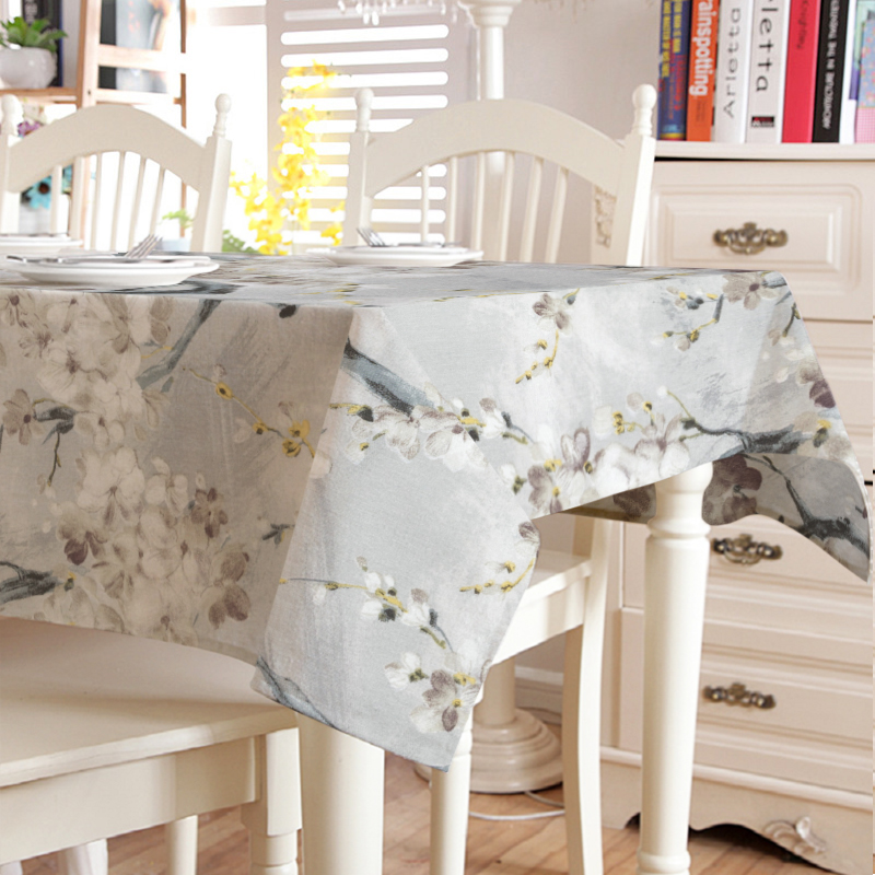 

Скатерть TT160158 10165 Time Textile 140x200 см Серый