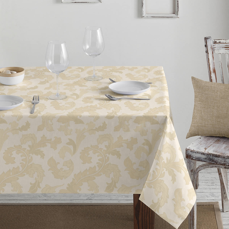 

Скатерть с акриловой пропиткой 7664 Time Textile 140x220 см Молочный