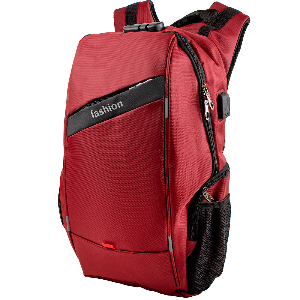 

Смарт-рюкзак мужской Valiria Fashion 28х45х18 см Бордовый