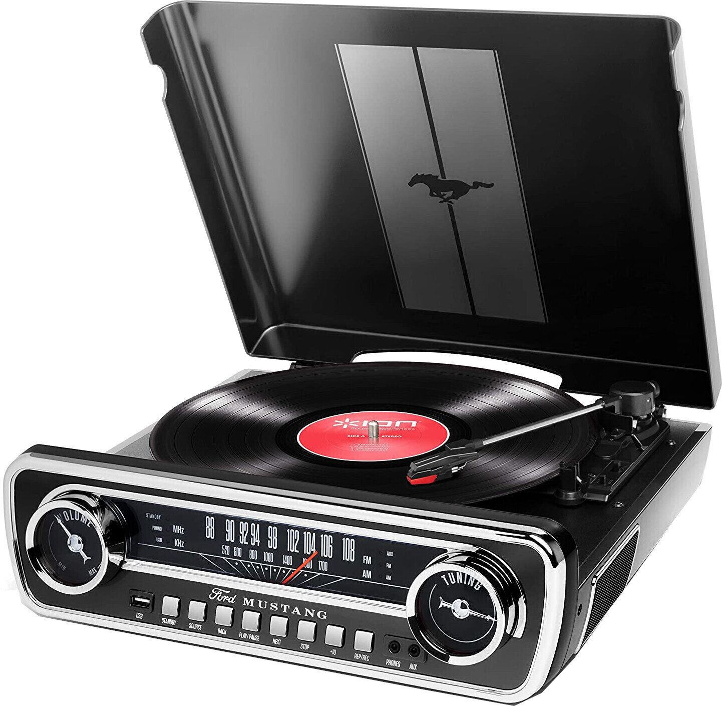 

Граммофон ION Mustang LP Black