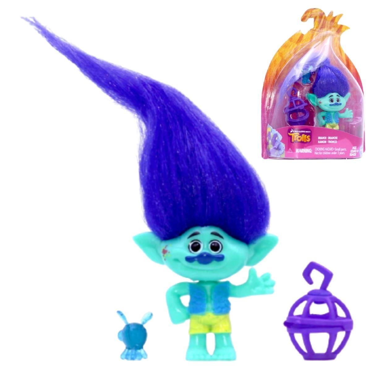 

Детская коллекционная игровая фигурка Hasbro малыш Тролль Цветан с волосами из м-ф Trolls Branch Trolls