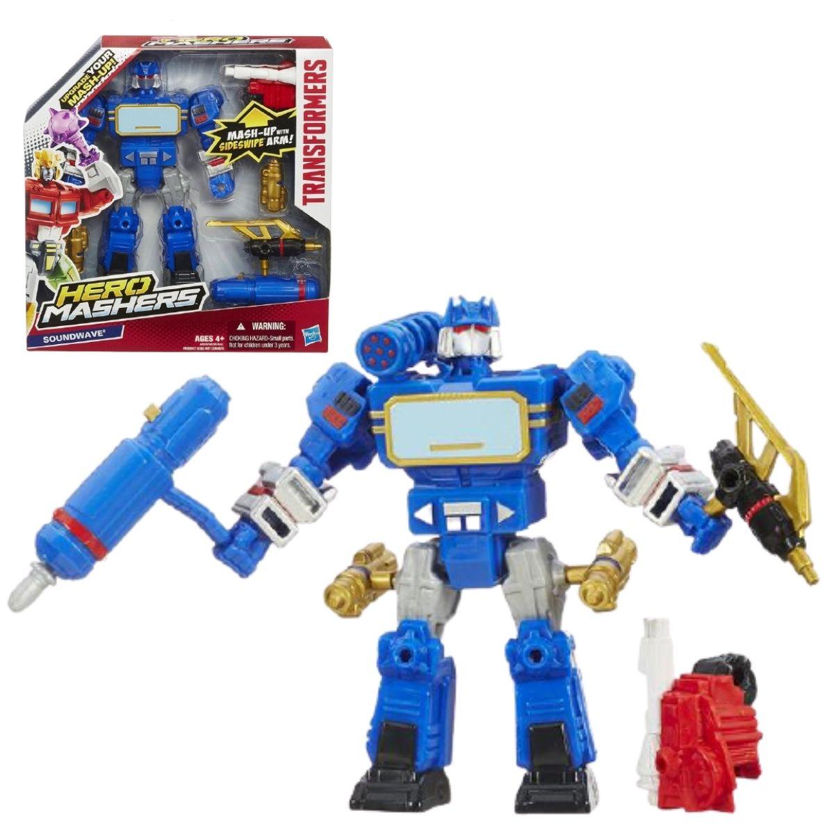 

Игровой конструктор Hasbro робот-трансформер Саундвейв из м/с "Охотники на чудовищ" Hero Mashers Beast Hunters