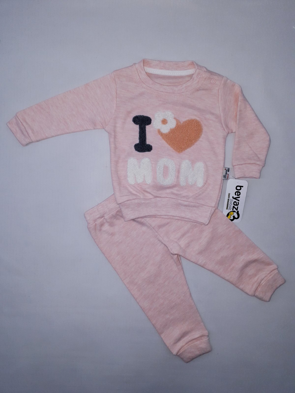 

Спортивный костюм Beyaz Bebek 95159 80см(р) персиковый