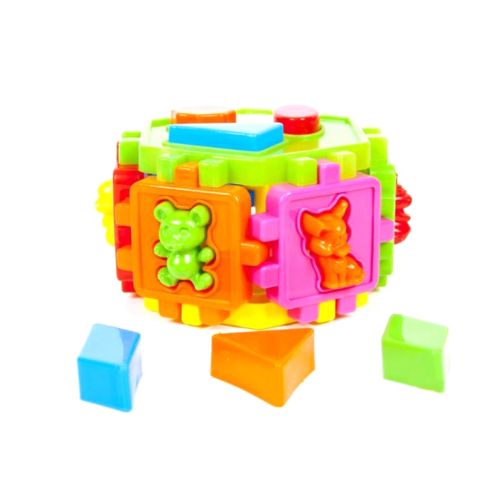 

Сортер-шестигранник, с животными KW-50-002 (15-59654)