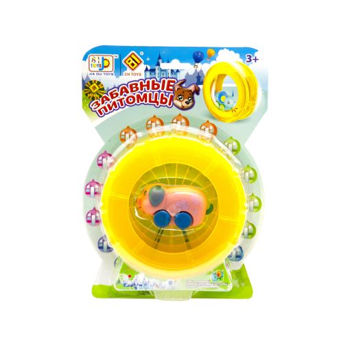 

Интерактивная игрушка в колесе "Хрюшка-веселушка" СН-8801 (15-105721)