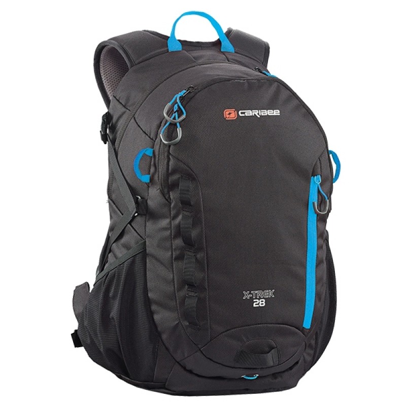 

Рюкзак туристический Caribee X-Trek Black/Ice Blue 28 л, код: 924053