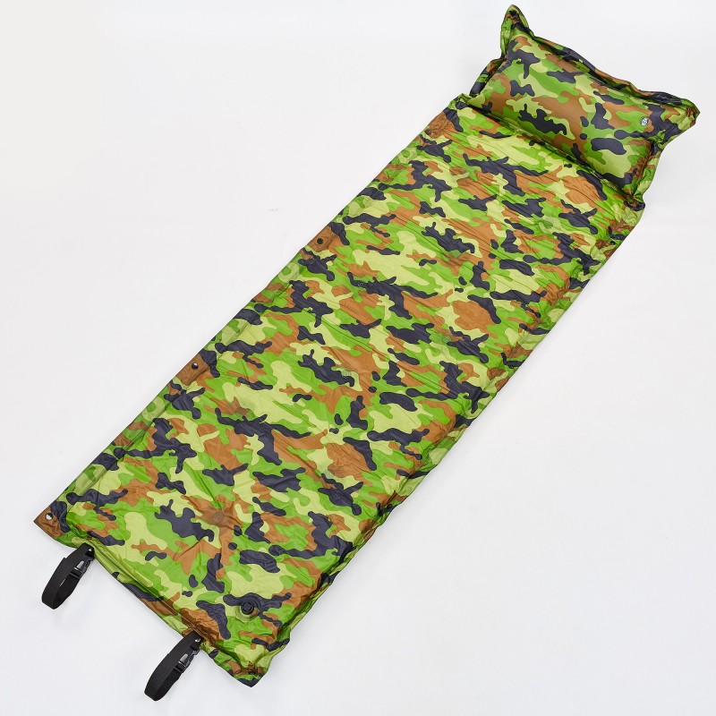 

Коврик самонадувающийся с подушкой Camping, код: TY-0560
