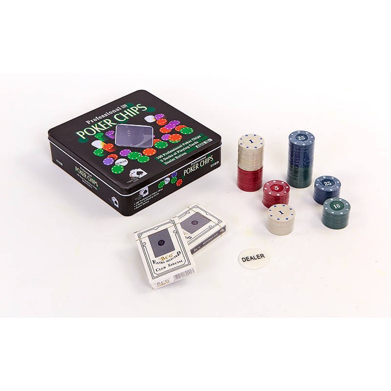 

Набор для покера в металлической коробке PlayGame, код: IG-2033