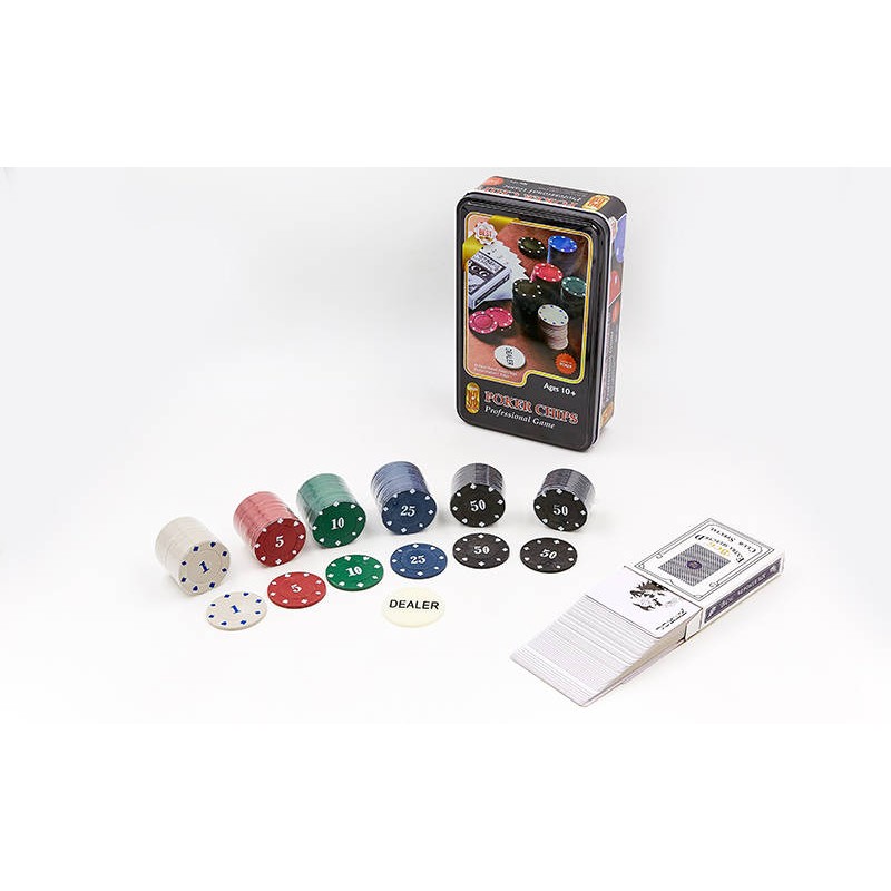 

Набор для покера в металлической коробке PlayGame, код: IG-4590