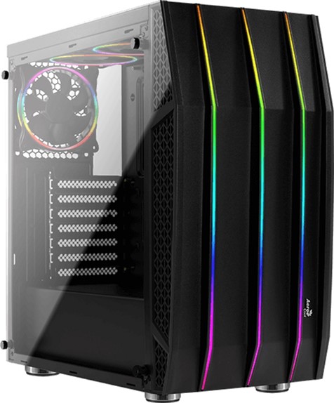 

Корпус Aerocool Klaw RGB Tempered Glass Black