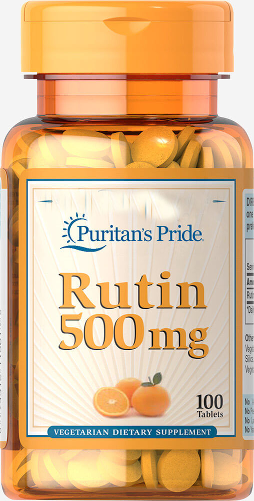 

Специальный продукт Puritan's Pride Rutin 500 mg 100 таблеток (4384301657)