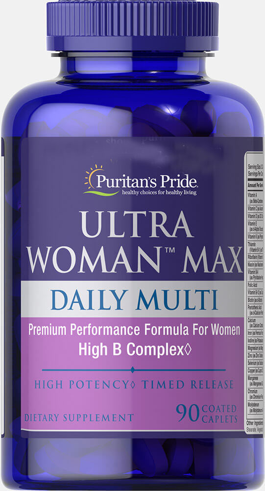 

Витамины Puritan's Pride Ultra Woman Max Daily Multivitamin 90 таблеток (4384301673)