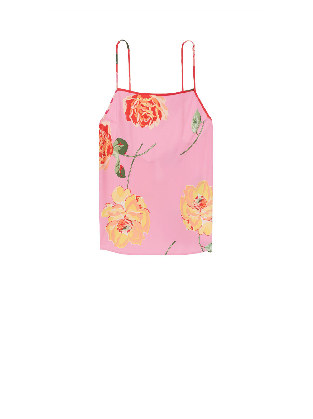 

Майка Victoria' Secret  сатиновая розовая в цветы 3118, Майка Victoria's Secret S сатиновая розовая в цветы 3118