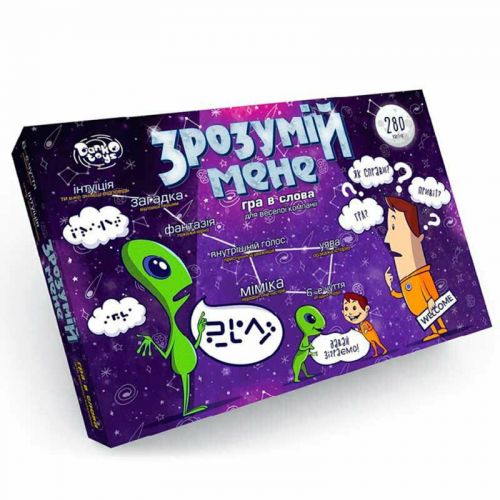 

Большая настольная игра "Пойми меня (Зрозумій мене)" (укр) DTG18u (15-11543)