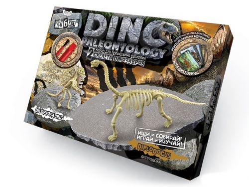 

Набор для проведения раскопок "DINO PALEONTOLOGY", "Диплодок", DP-01-05 DP-01-01,02,0 (15-101188)