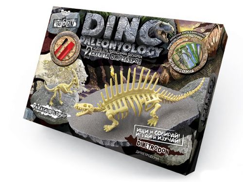 

Набор для проведения раскопок "DINO PALEONTOLOGY", "Диметродон", DP-01-04 DP-01-01,02,0 (15-101187)