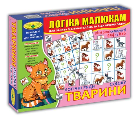 

Игра "Судоку. Животные" 82715 (15-128604)