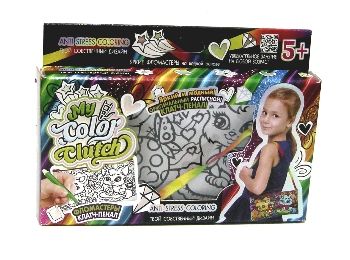 

Набор для творчества "My Color Clutch", клатч-пенал-раскраска "Котёнок и щенок" CCL-02-04 (15-38697)