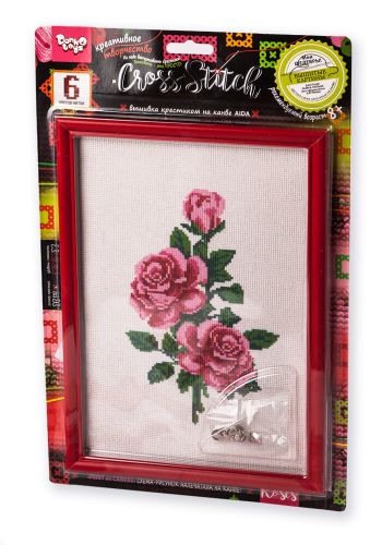 

Вышивка крестиком на канве "Cross Stitch: Розы" VKB-01-10 (15-45097)