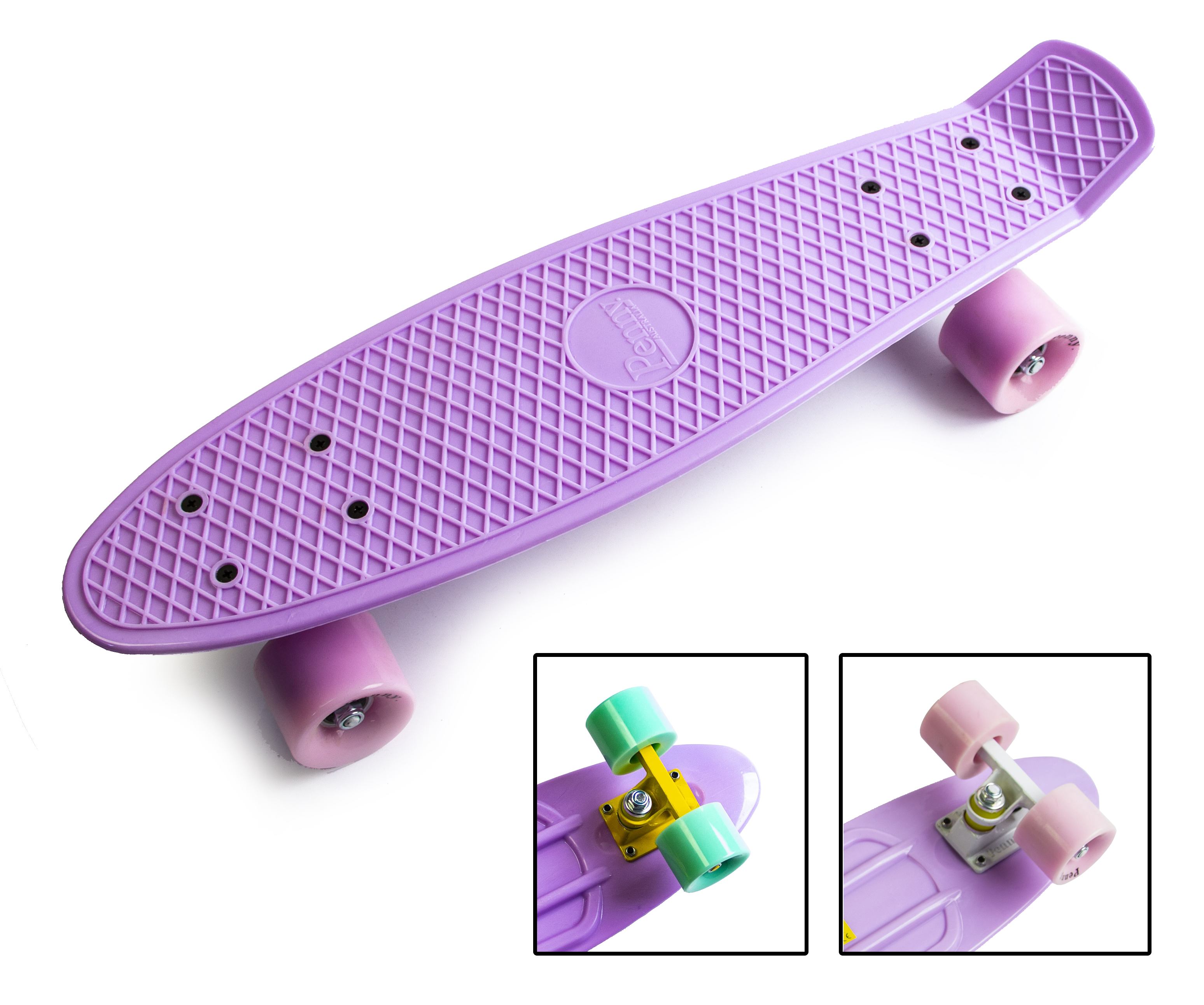 

Пенниборд Penny Board Pastel Series Лиловый Матовые колеса