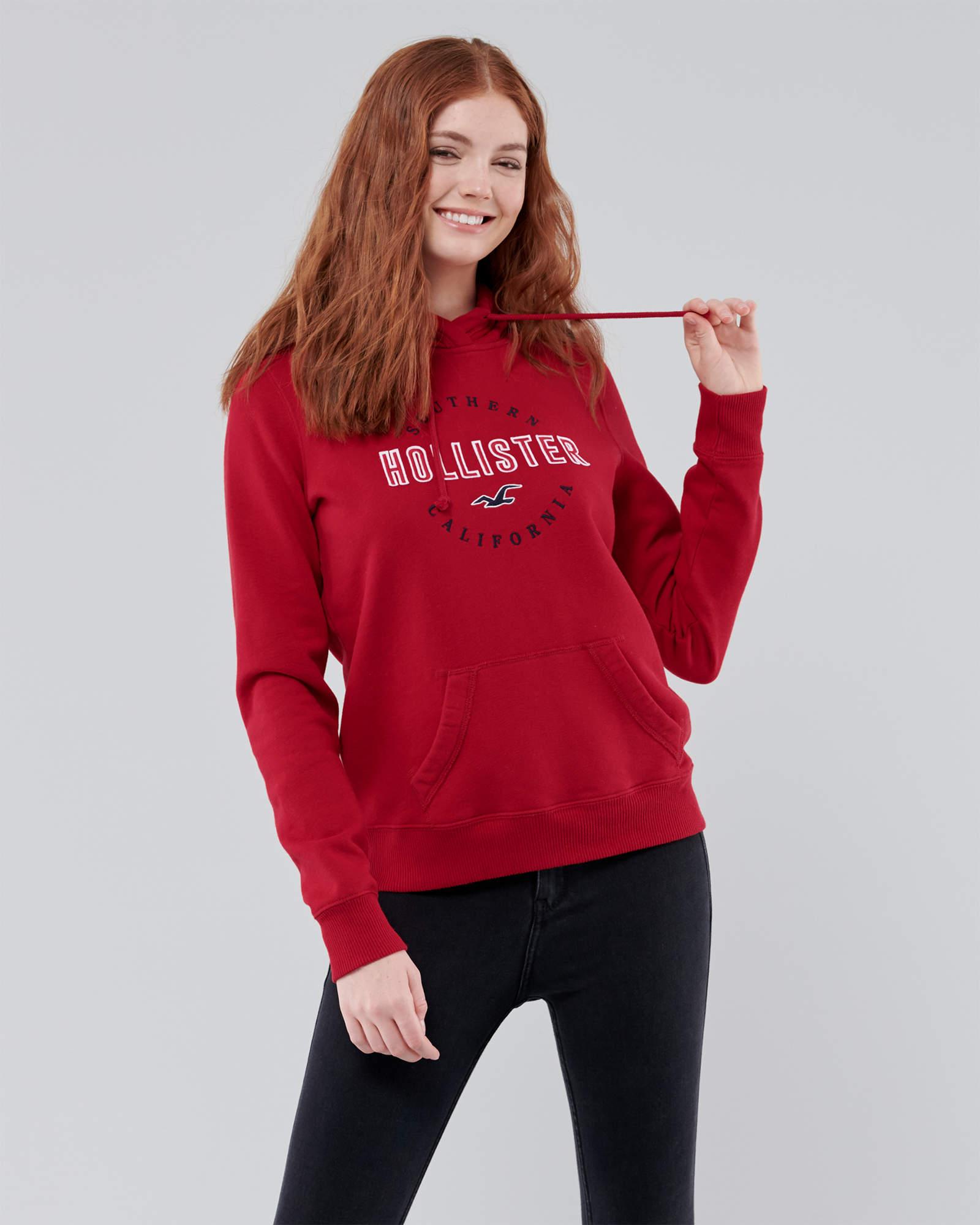 

Толстовка женская - толстовка Hollister HC8179W XS Красный