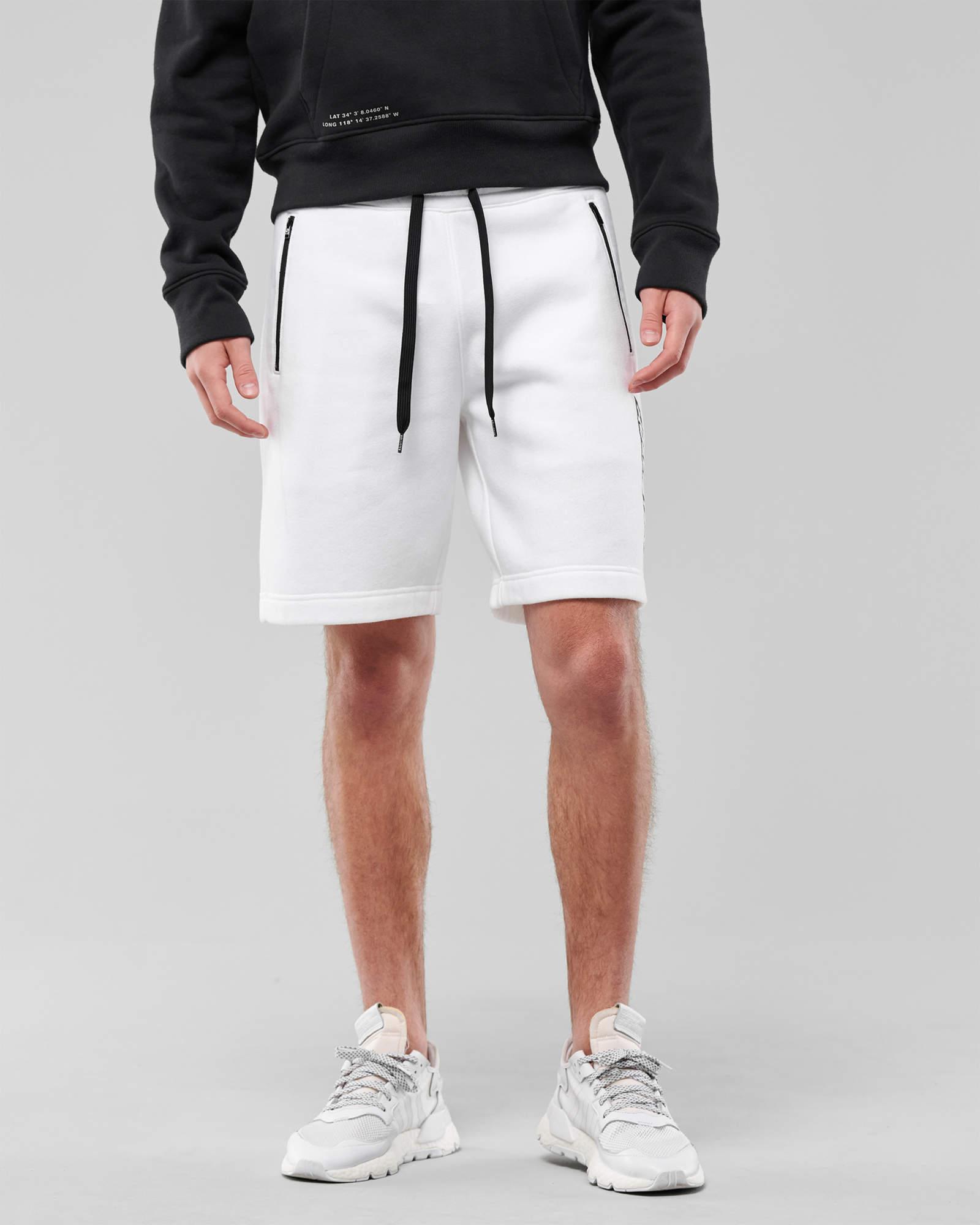 

Спортивные шорты мужские - шорты для спорта Hollister HC8161M L Белый