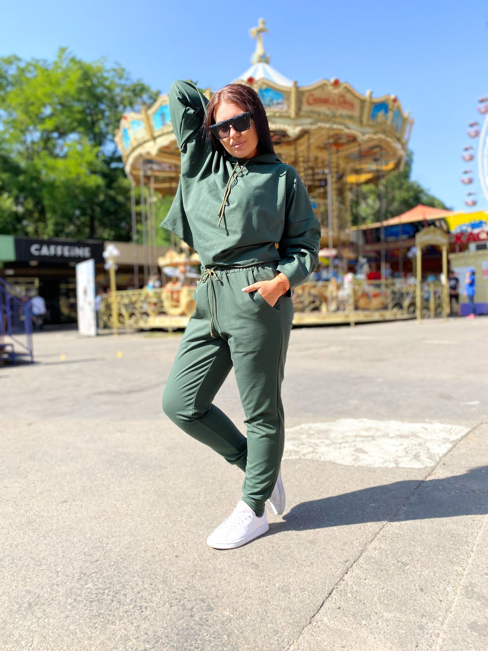 

Спортивный костюм DNKA р15379 - Хаки, Спортивный костюм DNKA р15379 50-52 Хаки