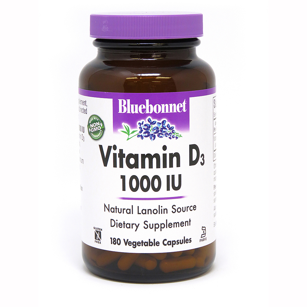 

Витамины Bluebonnet Nutrition Vitamin D3 1000 IU 180 капсул (4384302944)