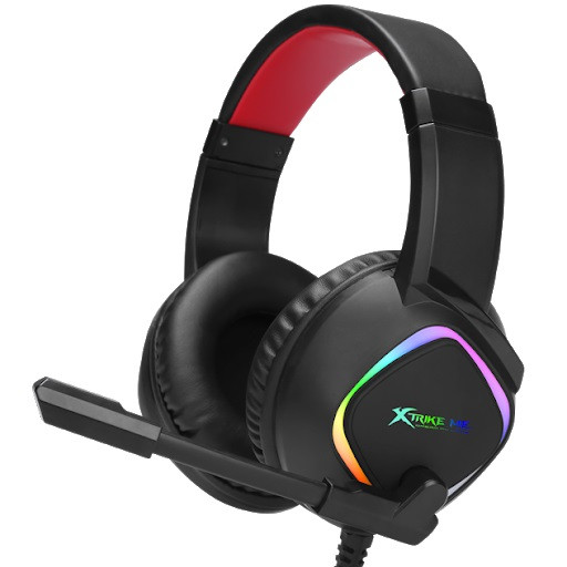 

Игровые наушники Xtrike Me GH-808G Stereo с микрофоном и RGB подсветкой Черный