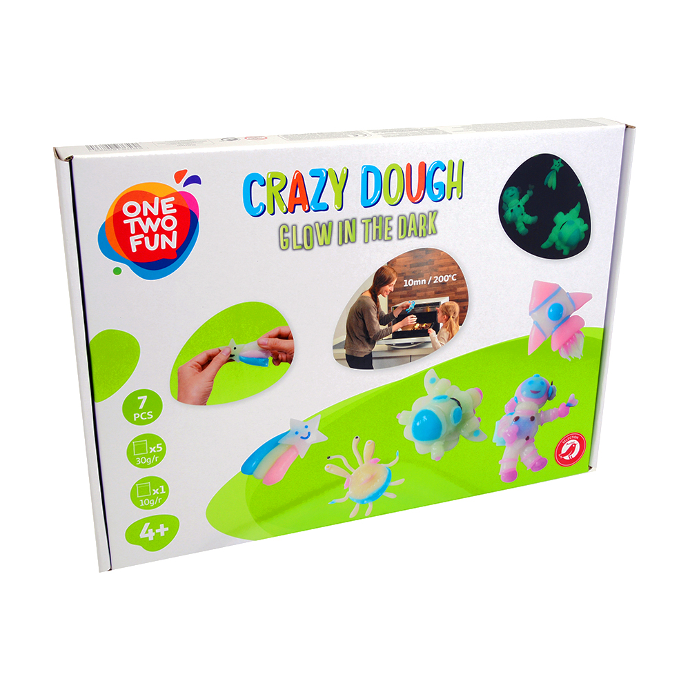 

Набор для лепки One Two Fun Glow In The Dark