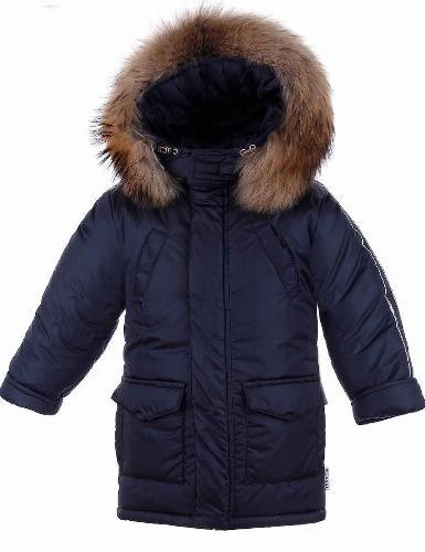 

Парка зимняя с эко мехом Pilguni P2957EPM 104 см синий