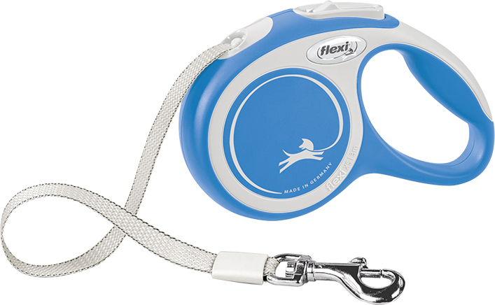 

Поводок-рулетка Flexi New Comfort XS лента 3 м Синий