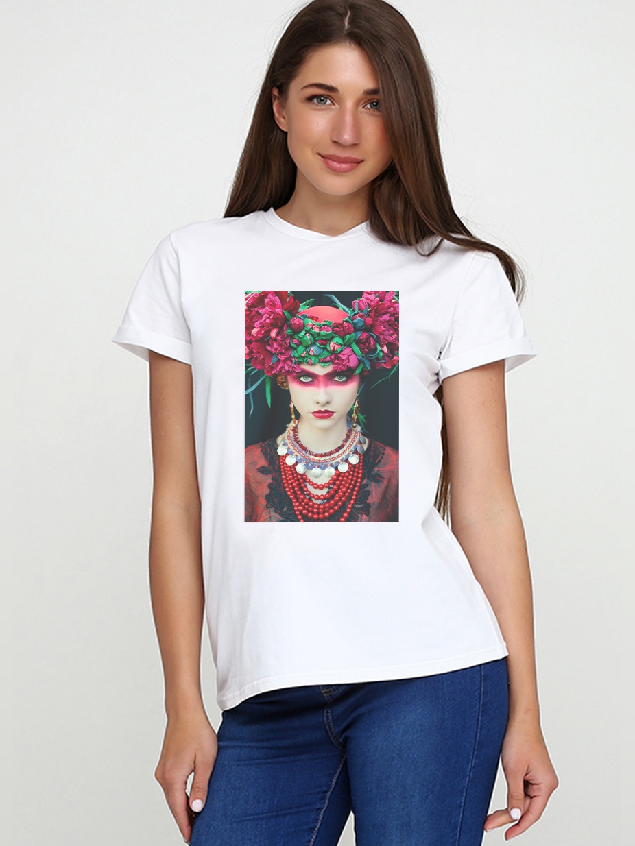 

Футболка Malta 19Ж441-24-Р3 Red Woman S (42) Белая