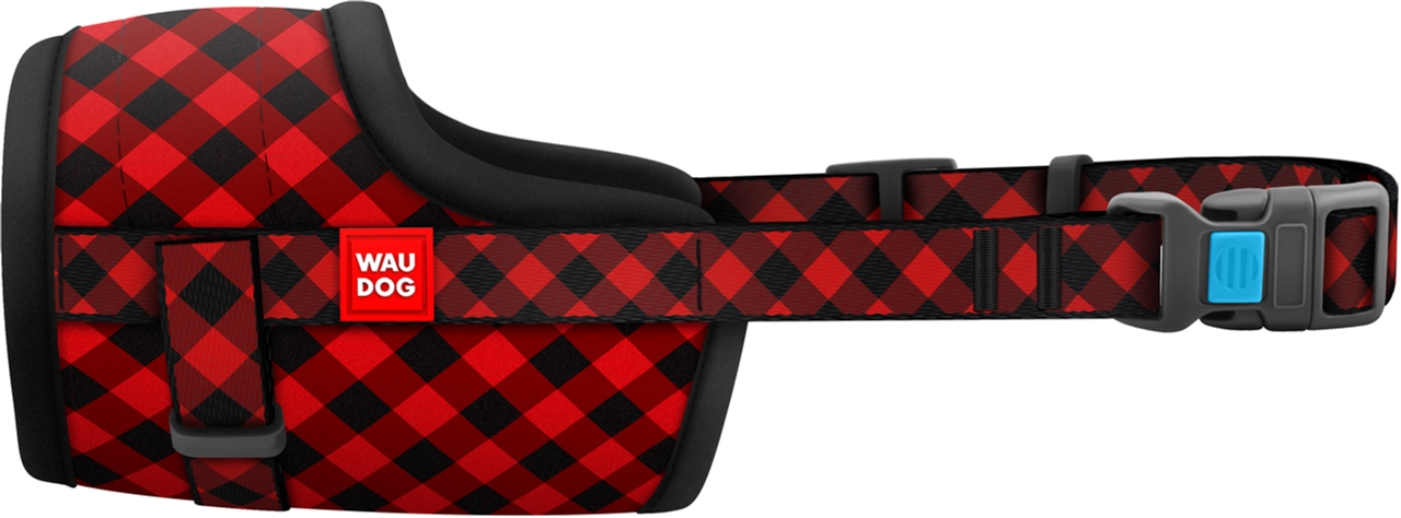 

Намордник Collar WAUDOG Nylon №4 обхват 35-43 см рисунок Шотландка красная (кане-корсо, аргентинский дог, бульмастиф, кавказская овчарка) (5377)