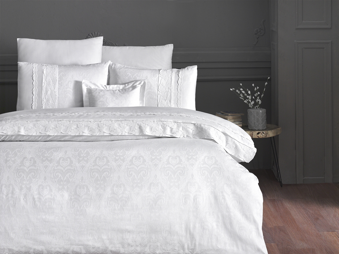 

Комплект постельного белья First Choice VIP Moon Light Сатин 200х220 "APRIL KREM"
