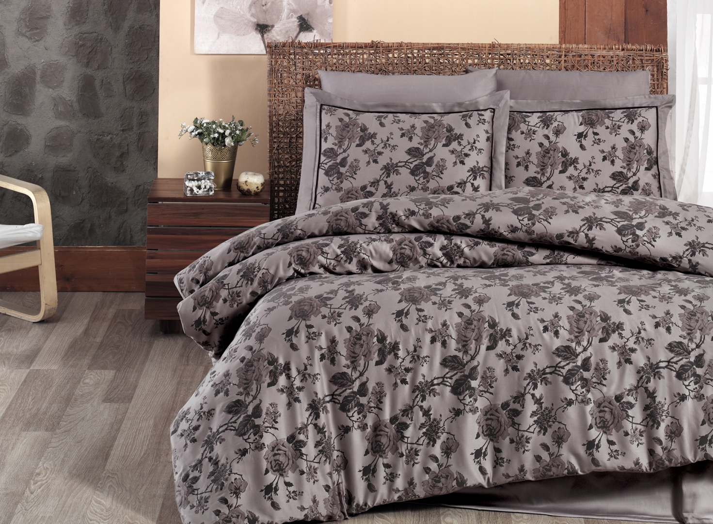 

Комплект постельного белья First Choice Deluxe Сатин 200х220 "AGORA VIZON"