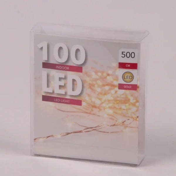 

Подсветка LED теплый свет 100 светодиодов 5 м. 45033 (BAM002911)
