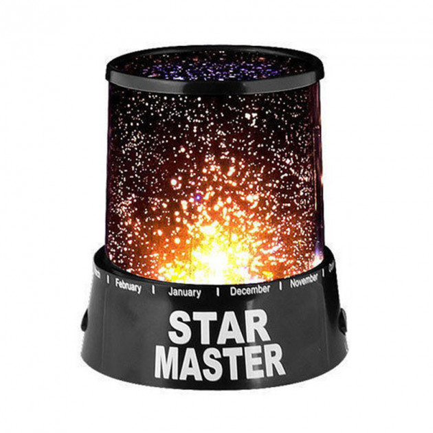 

Проектор звездного неба Star Master с USB-кабелем и адаптером Black (1278)