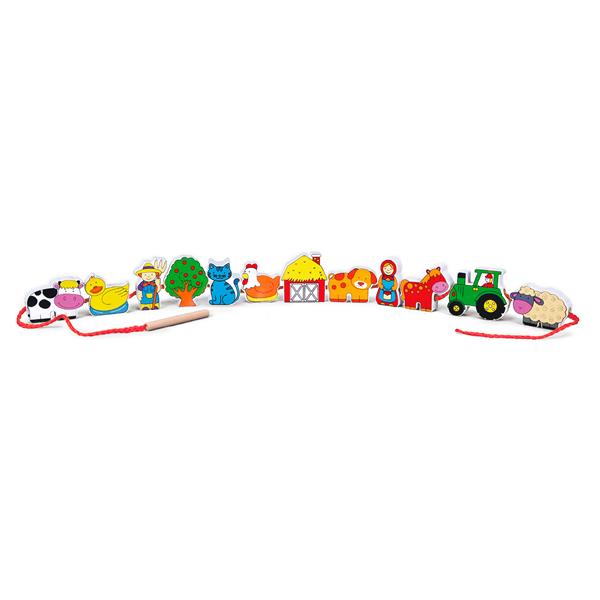 

Деревянная шнуровка Viga Toys Ферма (59548)
