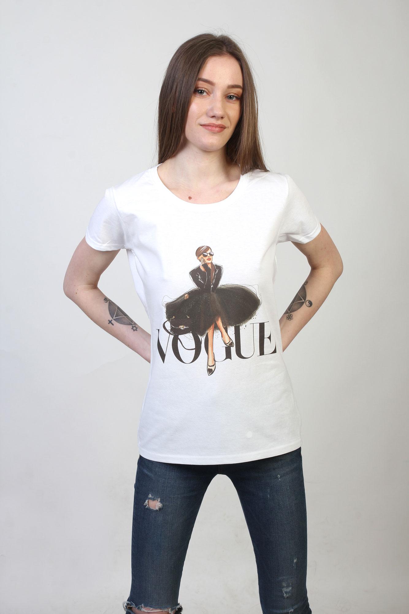 

Футболка женская Black Dress Vogue, 3co, Футболка женская Black Dress Vogue, 3co (S)