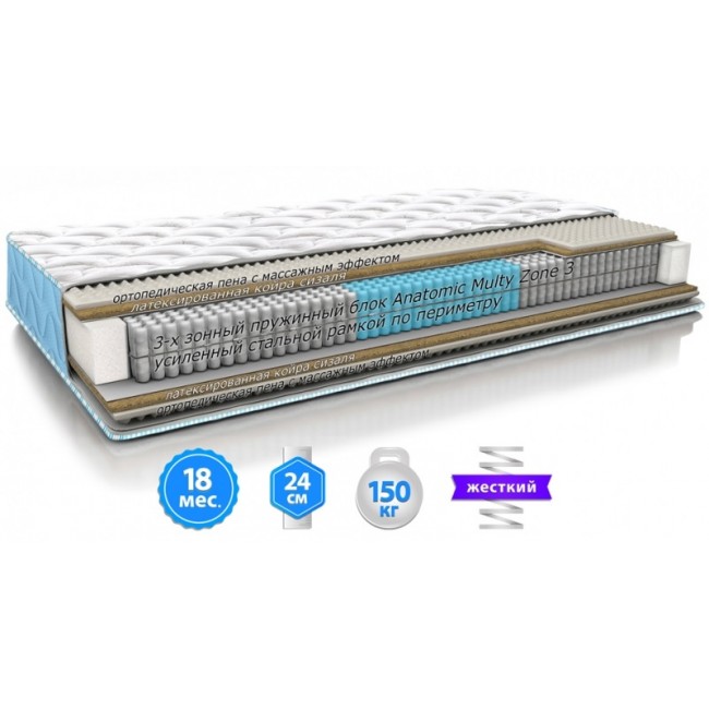 

Матрац Sleep&Fly Extra Fitness 150х190 см