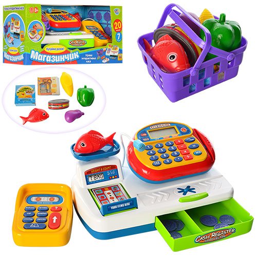 

Игровой набор кассовый апарат Limo Toy 7019 UA
