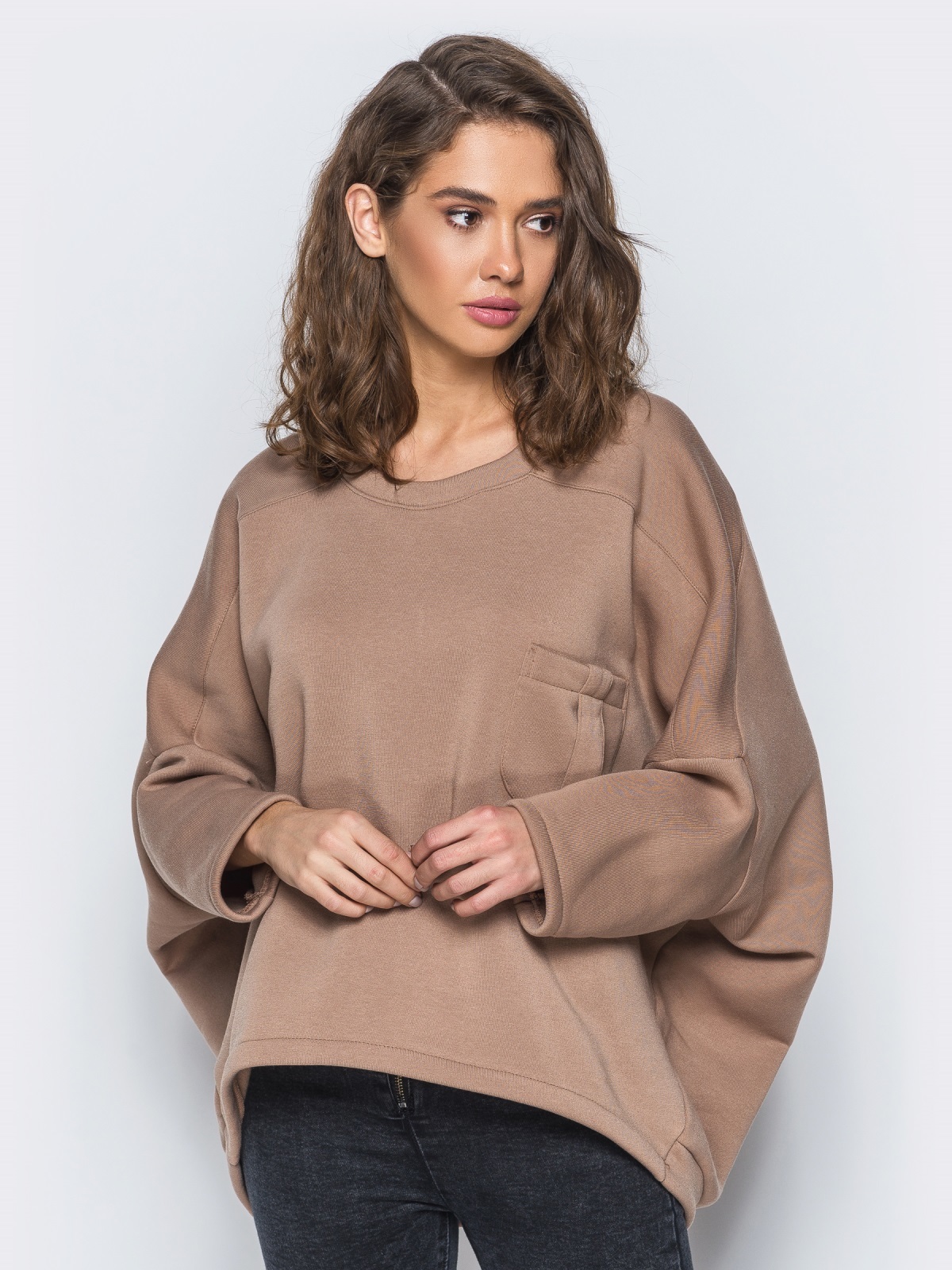

Свитшот Maximoda МО98135  бежевый, Свитшот Maximoda МО98135 50-52 бежевый