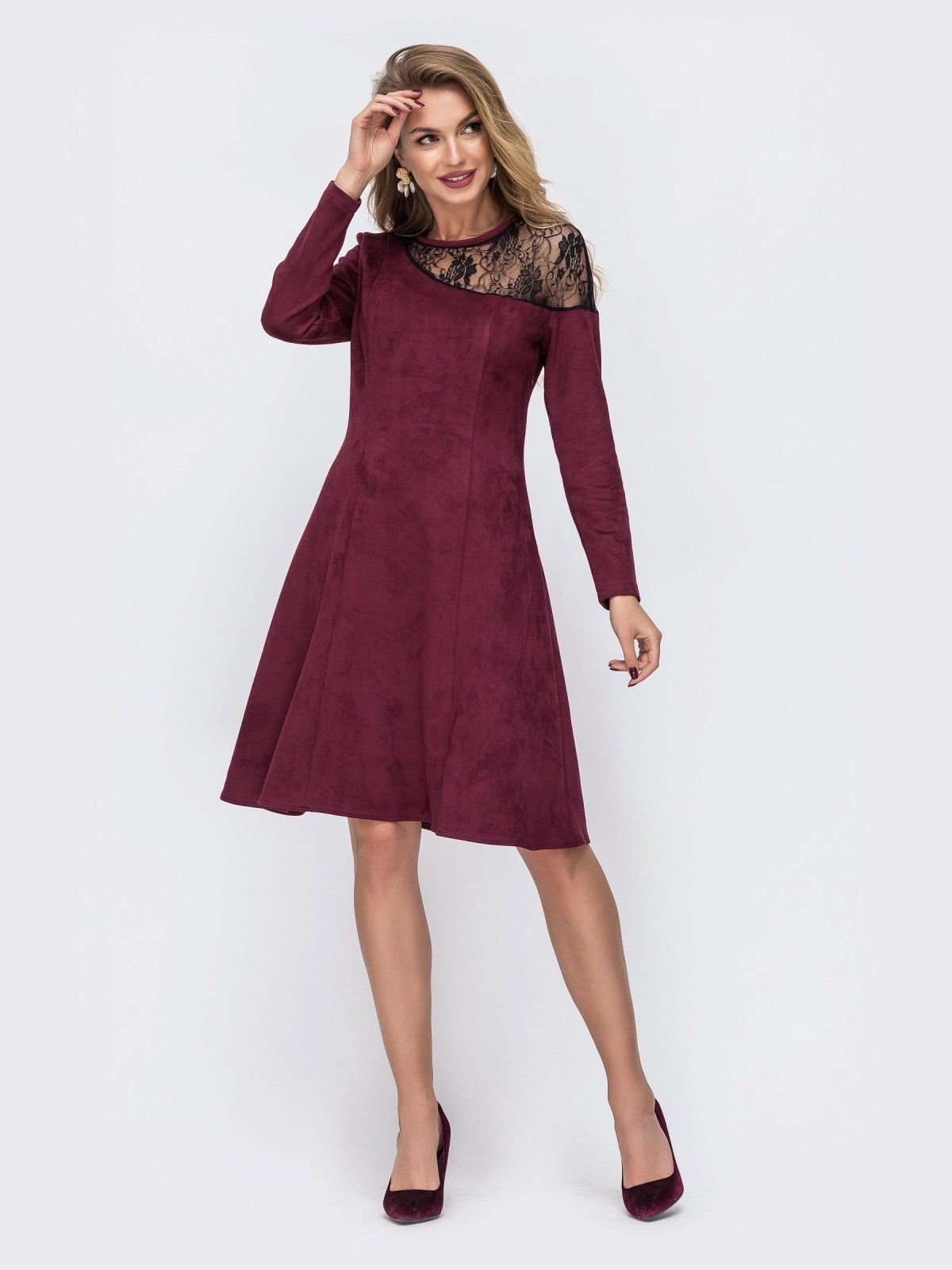 

Платье Maximoda ЕМО42394/1 - бордовый, Платье Maximoda ЕМО42394/1 50-52 бордовый