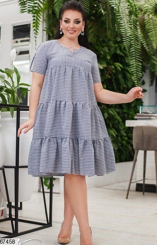 

Повседневное платье Maximoda ЕКТ67458 54-56 в полоску